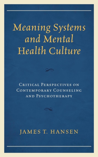Meaning Systems and Mental Health Culture