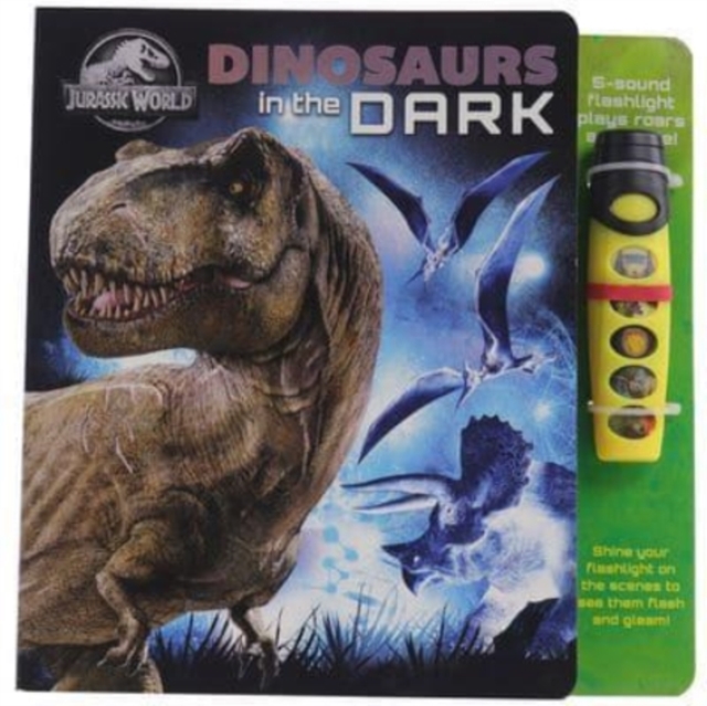 Glow Flashlight Adventure Book Wht Jurassic World Dinosaurs in the Dark