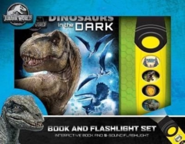 Glow Little Flashlight Adventure Book Jurassic World Dinosaurs in the Dark