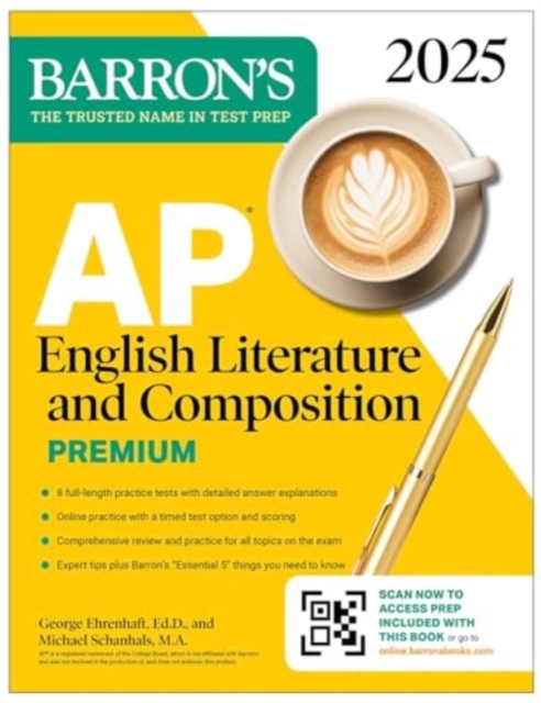 AP English Literature and Composition Premium, 2025: 8 Practice Tests + Comprehensive Review + Online Practice