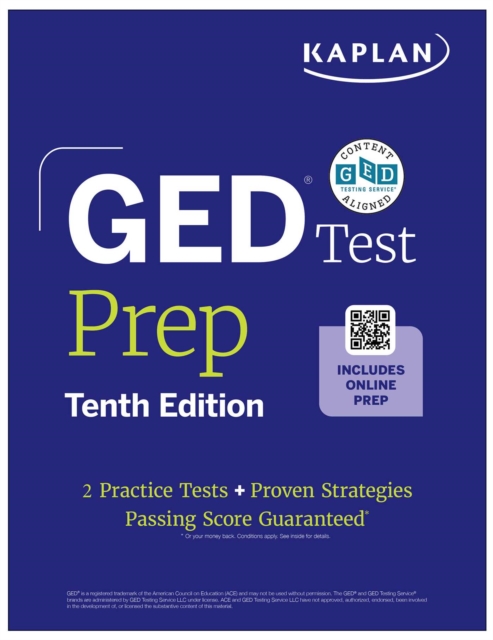 GED Test Prep, Tenth Edition (2026): Includes a Diagnostic Pretest, 2 Full Length Practice Tests, 1000+ Practice Questions, and 40+ Online Videos