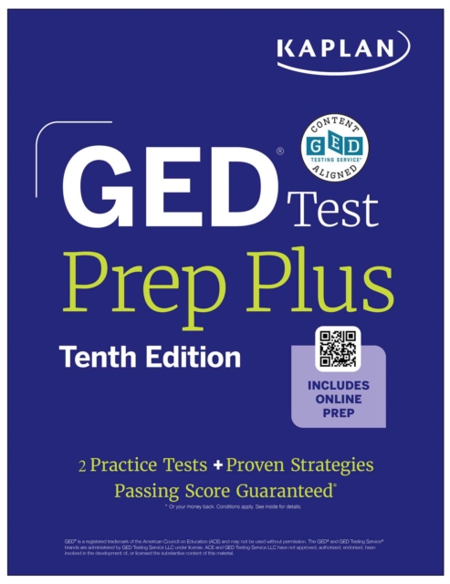 GED Test Prep Plus, Tenth Edition (2026): Includes a Diagnostic Pretest, 2 Full Length Practice Tests, 1000+ Practice Questions, and 60+ Online Videos