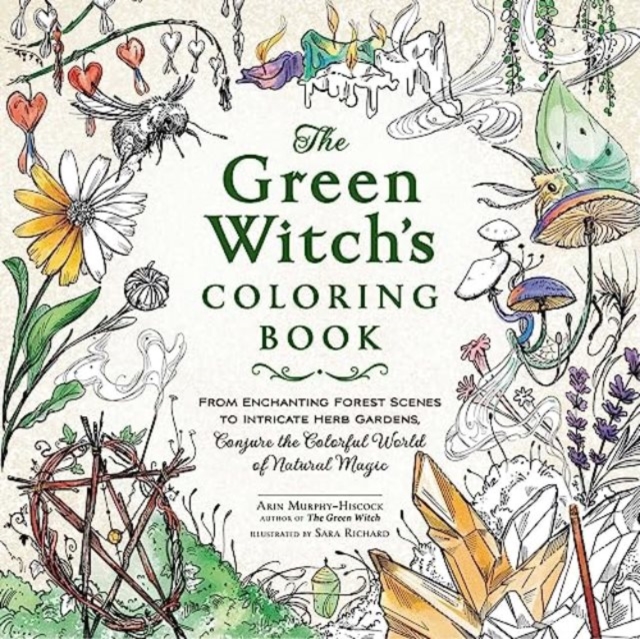 Green Witch's Coloring Book