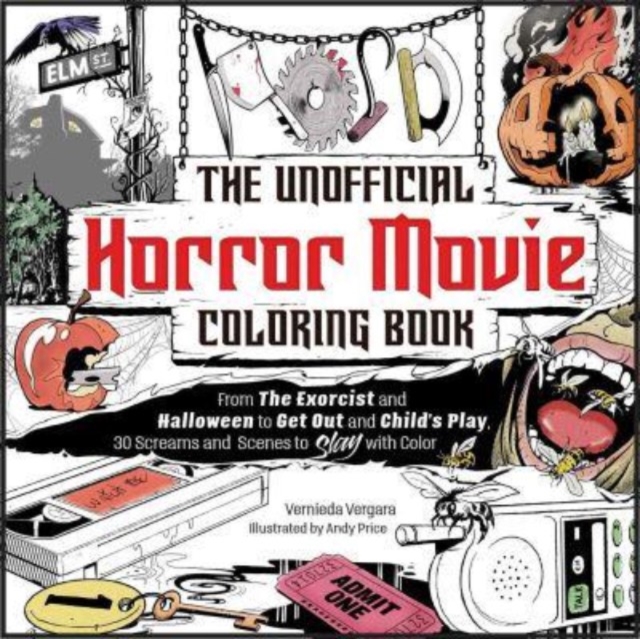 Unofficial Horror Movie Coloring Book