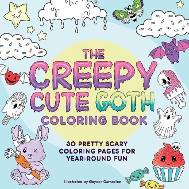 Creepy Cute Goth Coloring Book