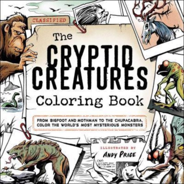 Cryptid Creatures Coloring Book
