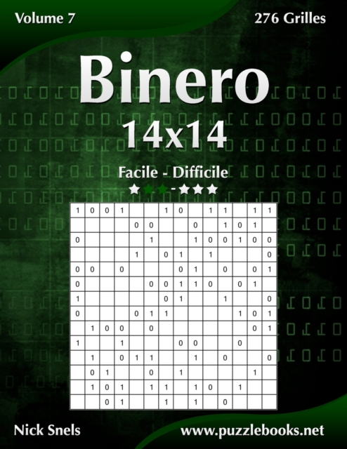 Binero 14x14 - Facile a Difficile - Volume 7 - 276 Grilles