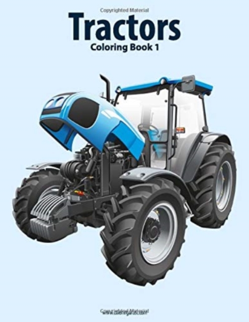 Tractors Coloring Book 1