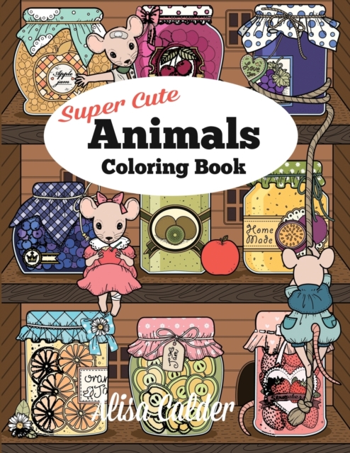 Super Cute Animals Coloring Book