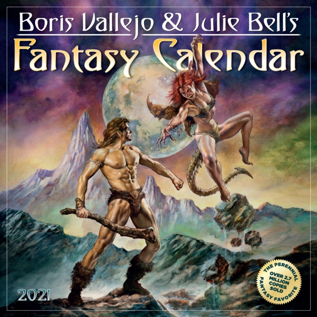 2021 Boris Vallejo & Julie Bells Fantasy Wall Calendar