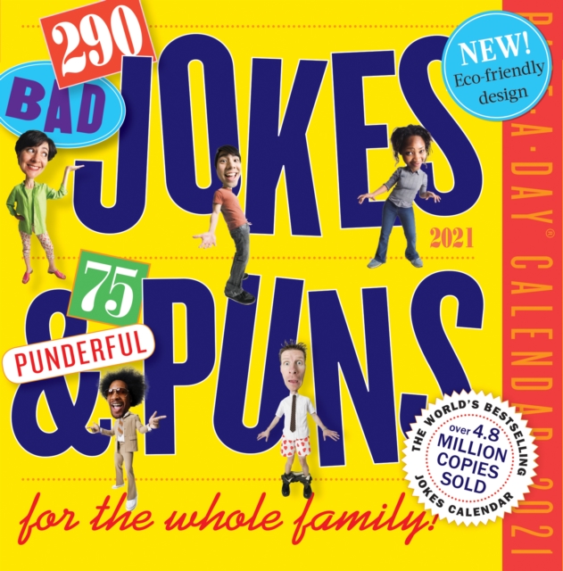 290 Bad Jokes & 75 Punderful Puns Page-A-Day Calendar 2021