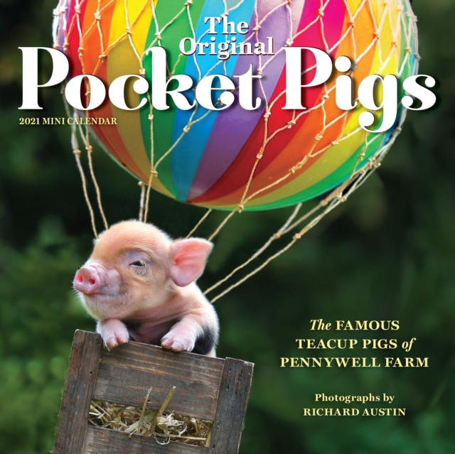 Original Pocket Pigs Mini Wall Calendar 2021