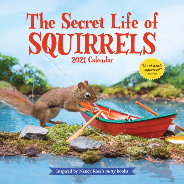 Secret Life of Squirrels Wall Calendar 2021