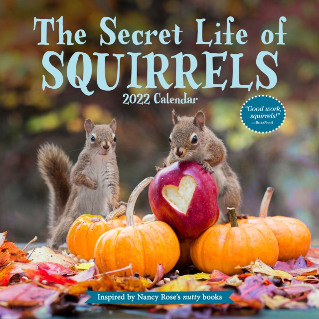 Secret Life of Squirrels Wall Calendar 2022