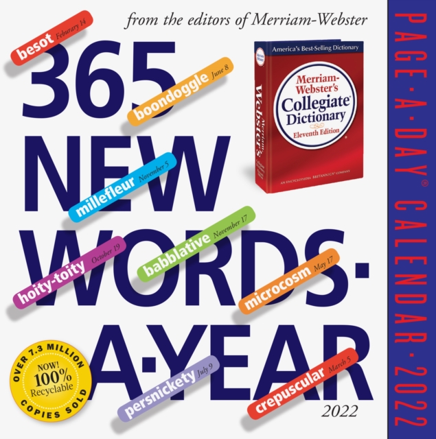 365 New Words-A-Year Page-A-Day Calendar 2022