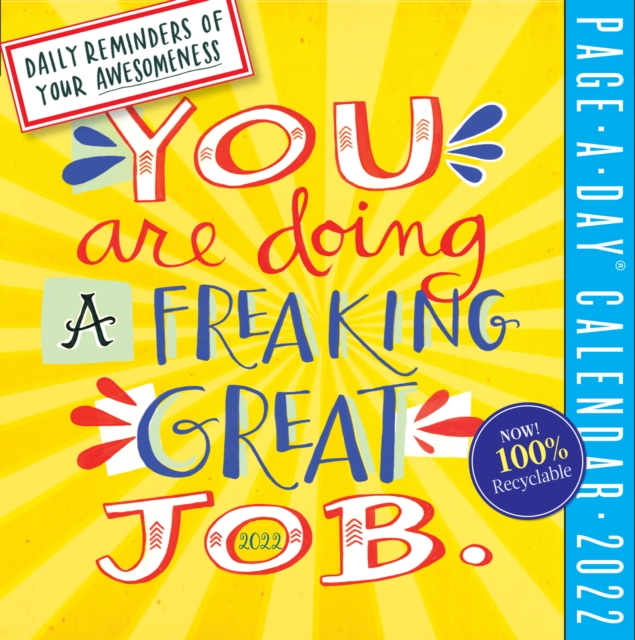 You Are Doing a Freaking Great Job Page-A-Day Calendar 2022