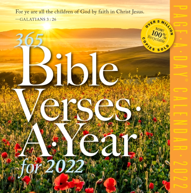 365 Bible Verses-A-Year Page-A-Day Calendar 2022