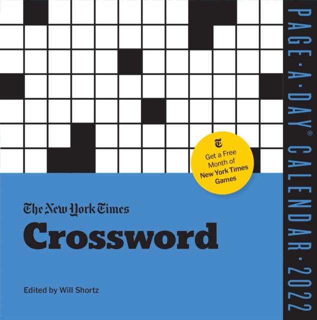 New York Times Daily Crossword Page-A-Day Calendar for 2022