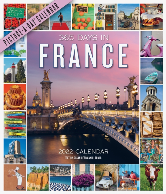 365 Days in France Picture-A-Day Wall Calendar 2022