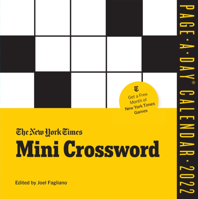 New York Times Mini Crossword Page-A-Day Calendar for 2022