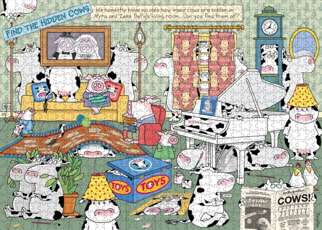 Sandra Boynton: Hidden Cows 1,000-Piece Puzzle