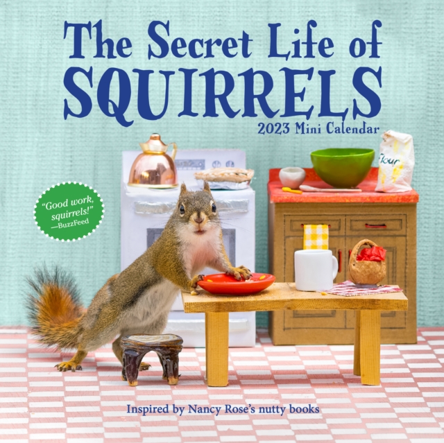 Secret Life of Squirrels Mini Wall Calendar 2023