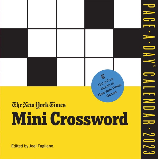 New York Times Mini Crossword Page-A-Day Calendar for 2023
