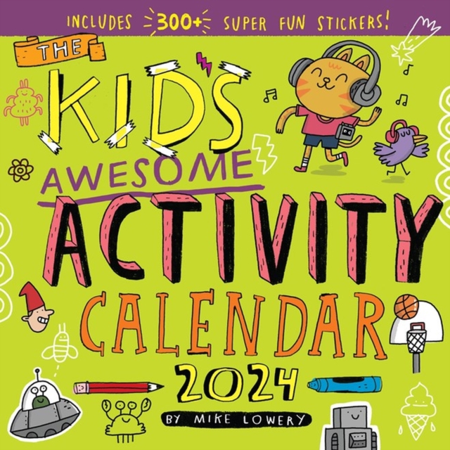 Kid's Awesome Activity Wall Calendar 2024