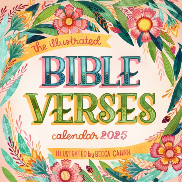 Illustrated Bible Verses Wall Calendar 2025