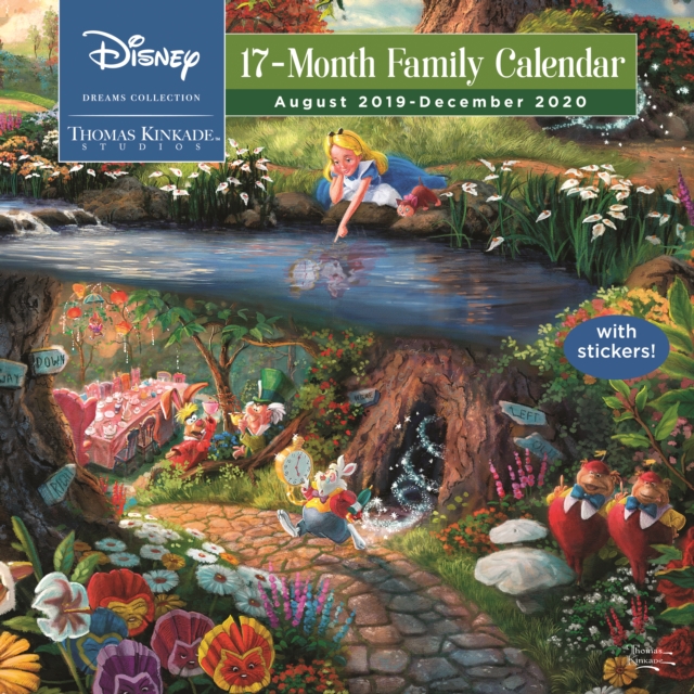 Thomas Kinkade Studios: Disney Dreams Collection 2019-2020 Square Family Calendar