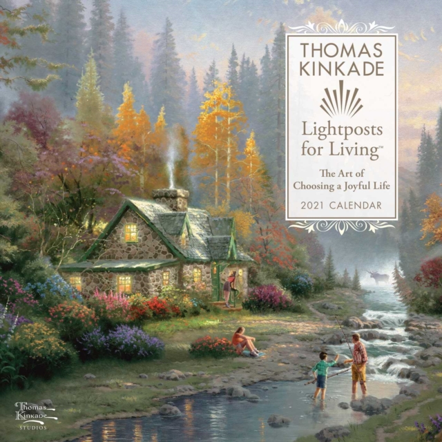 Thomas Kinkade Lightposts for Living 2021 Wall Calendar