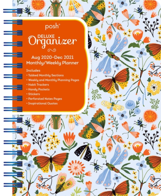 Posh: Deluxe Organizer 17-Month 2020-2021 Monthly/Weekly Planner Calendar