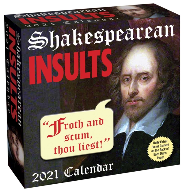 Shakespearean Insults 2021 Day-to-Day Calendar