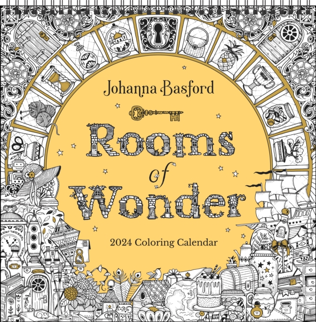 Johanna Basford 2024 Coloring Wall Calendar