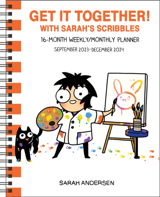 Sarah's Scribbles 16-Month 2023-2024 Weekly/Monthly Planner Calendar
