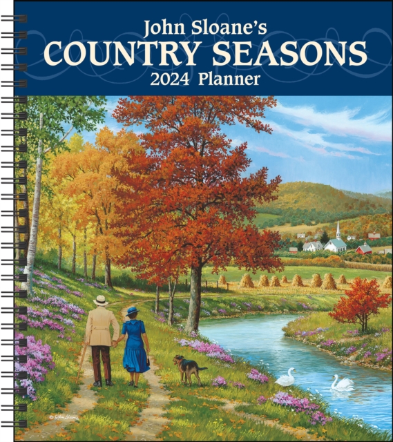 John Sloane's Country Seasons 12-Month 2024 Monthly/Weekly Planner Calendar