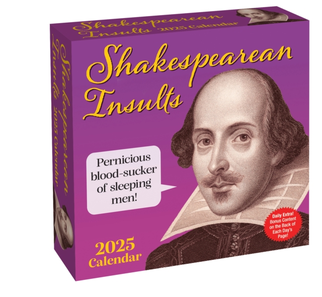 Shakespearean Insults 2025 Day-to-Day Calendar