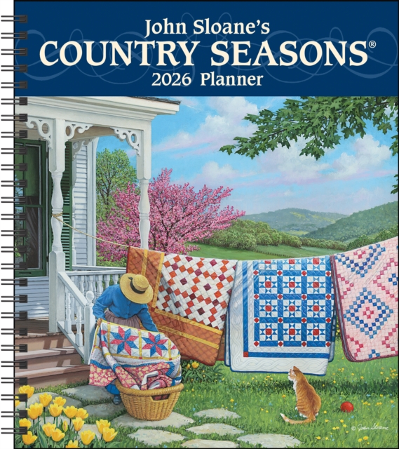 John Sloane's Country Seasons® 12-Month 2026 Monthly/Weekly Planner Calendar