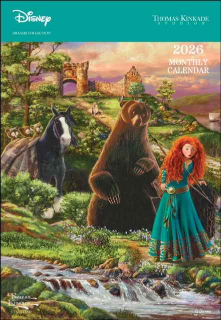 Disney Dreams Collection by Thomas Kinkade 2026 Monthly Pocket Planner Calendar