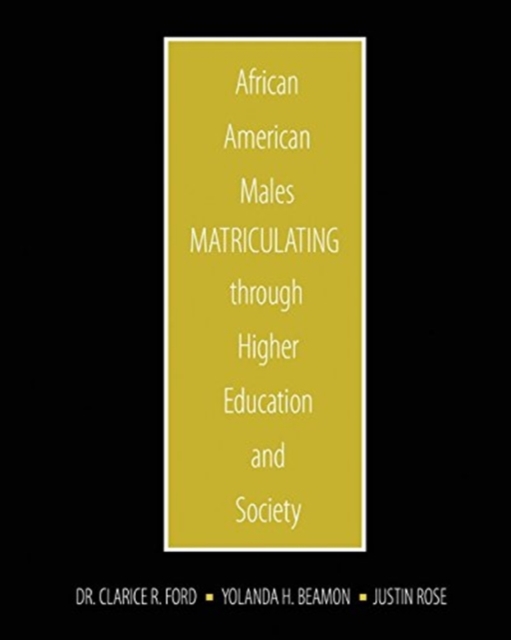 African American Males Matriculating through Higher Education and Society