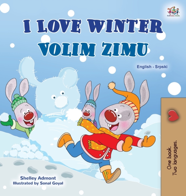 I Love Winter (English Serbian Bilingual Book for Kids - Latin Alphabet)