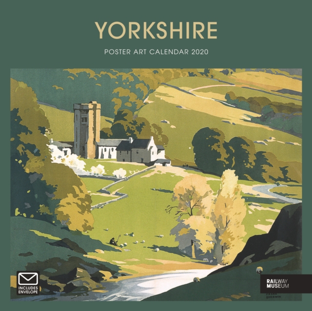 Yorkshire Poster Art National Railway Museum Square Wiro Wall Calendar 2020