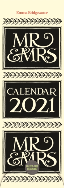 Emma Bridgewater, Mr & Mrs Slim Planner Calendar 2021