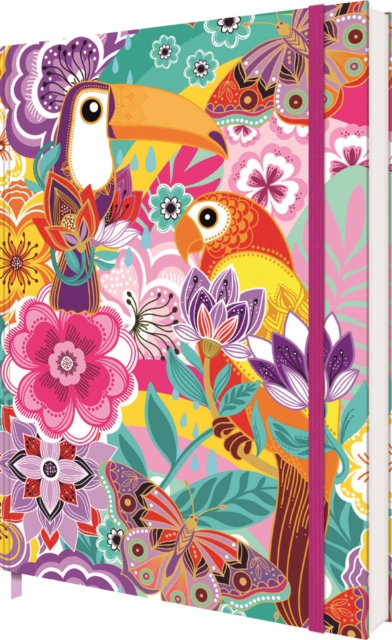 Car Pintos Birds, Butterflies & Flowers Notebook