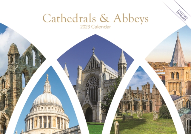 Cathedrals and Abbeys A5 Calendar 2023