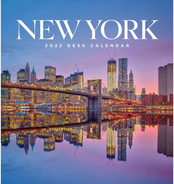 NEW YORK EASEL DESK CALENDAR 2023