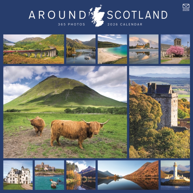 Around Scotland Square Wall Calendar 202