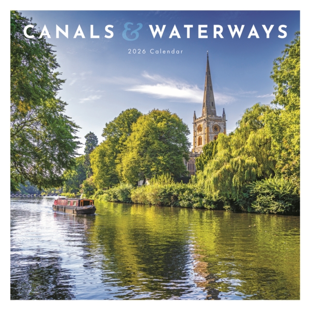 Canals Waterways Square Wall Calendar 20