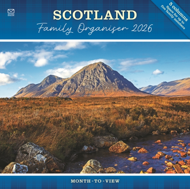 Scotland Family Organiser Planner Wall C