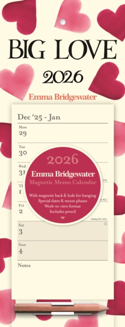 Emma Bridgewater Big Pink Hearts Weektov